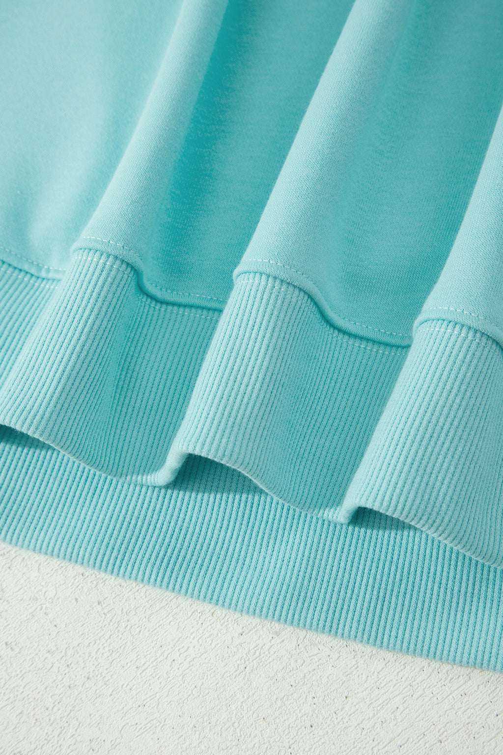 Mint Green Plus Size High Neck Cap Sleeve Top